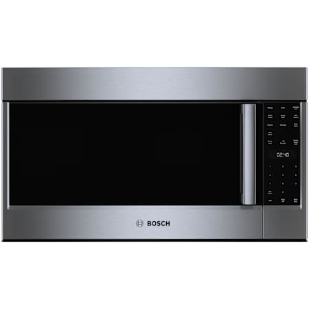 Bosch 500 Series 30 Inch Wide 2.1 Cu. Ft. 1550 Watt Over the Range Microwave with Sensor Cooking and Carbon Filter Stainless Steel