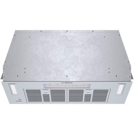 Bosch 300 Series 100 - 300 CFM 30 Inch Wide Range Hood Insert with 4 Speeds and Dishwasher Safe Filters Stainless Steel