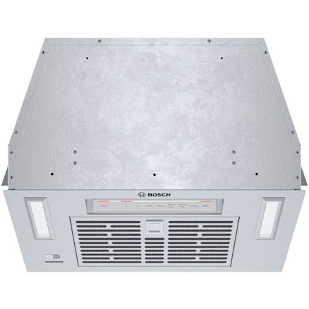Bosch 300 Series 100 - 300 CFM 24 Inch Wide Range Hood Insert with 4 Speeds and Dishwasher Safe Filters Stainless Steel
