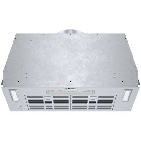 Bosch 800 Series 180 - 600 CFM 30 Inch Wide Range Hood Insert with 4 Speeds and Dishwasher Safe Filters Stainless Steel