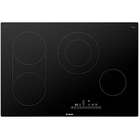 Bosch 800 Series 30 Inch Wide 4 Burner Electric Cooktop with PreciseSelect and SpeedBoost Black