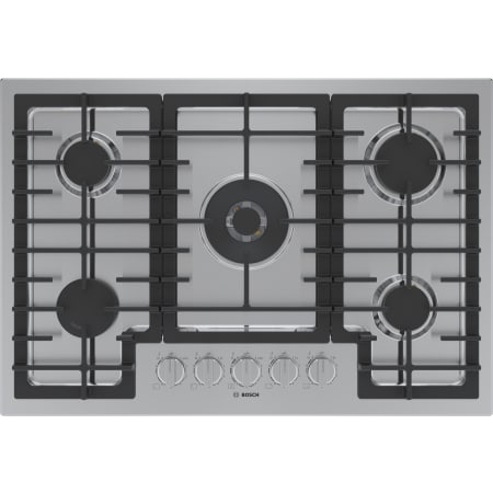 Bosch 800 Series 30 Inch Wide 5 Burner Natural Gas Cooktop with FlameSelect and OptiSim Burner Stainless Steel