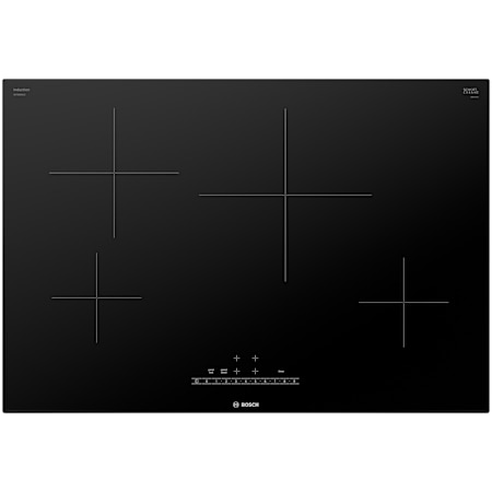 Bosch 500 Series 30 Inch Wide 4 Burner Electric Induction Cooktop with PreciseSelect and SpeedBoost Black