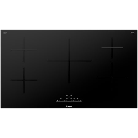 Bosch 500 Series 36 Inch Wide 5 Burner Electric Cooktop with Touch Controls and SpeedBoost Black