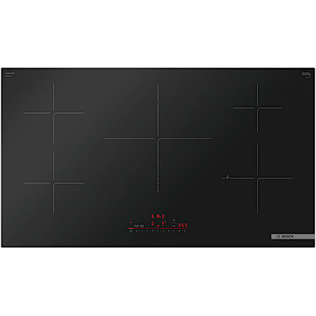 Bosch 800 Series 36 Inch Wide 5 Burner Electric Induction Cooktop with AutoChef and SpeedBoost Black