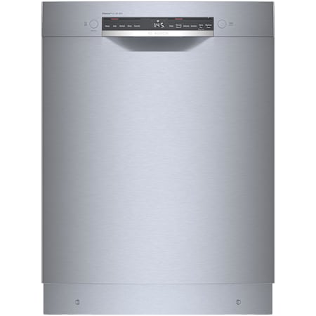 Bosch 300 Series 24 Inch Wide 13 Place Setting Built-In Front Control Dishwasher with PureDry and PrecisionWash Stainless Steel