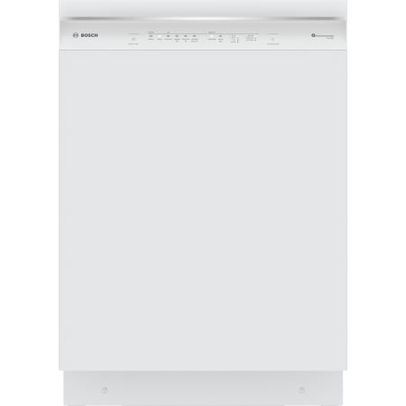 Bosch 300 Series 24 Inch Wide 16 Place Setting Built-In Front Controls Dishwasher with PrecisionWash® White