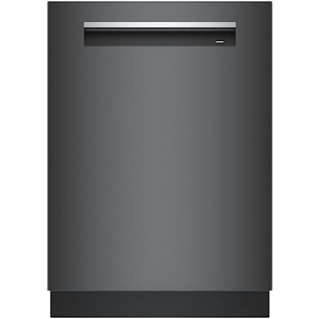 Bosch 800 Series 24 Inch Wide 16 Place Setting Built-In Top Control Dishwasher with CrystalDry and PrecisionWash Black Stainless Steel
