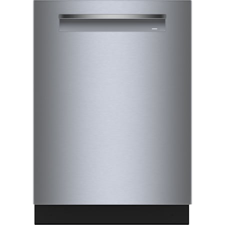 Bosch 800 Series 24 Inch Wide 16 Place Setting Built-In Top Control Dishwasher with CrystalDry and Flexible 3rd Rack Stainless Steel