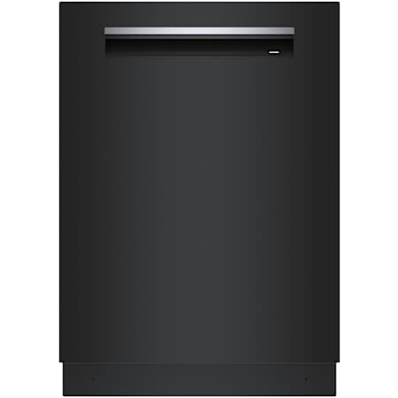 Bosch 800 Series 24 Inch Wide 16 Place Setting Built-In Top Control Dishwasher with CrystalDry and PrecisionWash Black