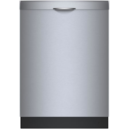 Bosch 300 Series 24 Inch Wide 16 Place Setting Built-In Fingerprint Resistant Top Control Dishwasher with PureDry and PrecisionWash Stainless Steel