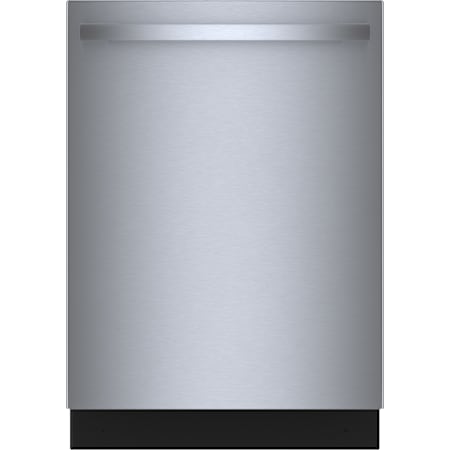 Bosch 800 Series 24 Inch Wide 16 Place Setting Built-In Top Control Dishwasher with RackMatic and PrecisionWash Stainless Steel