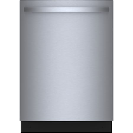 Bosch 24 Inch Wide 16 Place Setting Built-In Fingerprint Resistant Top Control Dishwasher with CrystalDry and Flexible Third Rack Stainless Steel