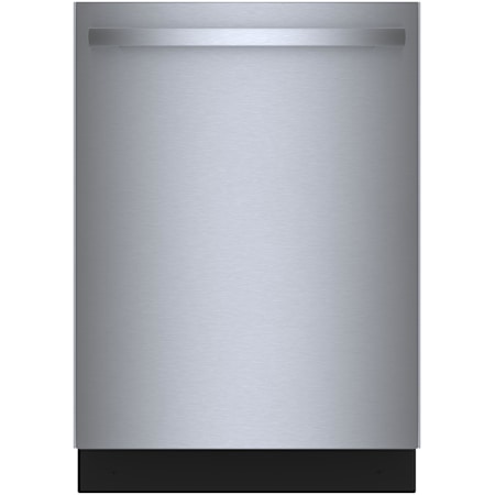 Bosch 800 Series 24 Inch Wide 16 Place Setting Built-In Fingerprint Resistant Top Control Dishwasher with CrystalDry and PrecisionWash Stainless Steel