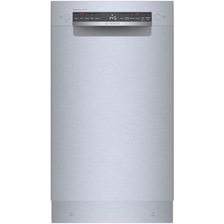 Bosch 300 Series 18 Inch Wide 10 Place Setting Built-In Fingerprint Resistant Front Control Dishwasher with PureDry and PrecisionWash Stainless Steel