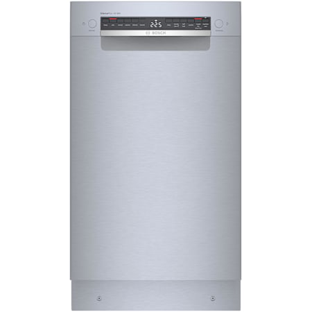 Bosch 800 Series 18 Inch Wide 10 Place Setting Built-In Fingerprint Resistant Front Control Dishwasher with CrystalDry and PrecisionWash Stainless Steel