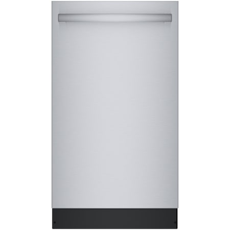 Bosch 800 Series 18 Inch Wide 10 Place Setting Built-In Top Control Dishwasher with CrystalDry and PrecisionWash Stainless Steel