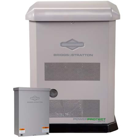 Briggs And Stratton PowerProtect Series 13kW (120 / 240V) Single-Phase Air Cooled Multi-Fuel Standby Generator with 100a 16-Circuit Automatic Transfer Switch N/A