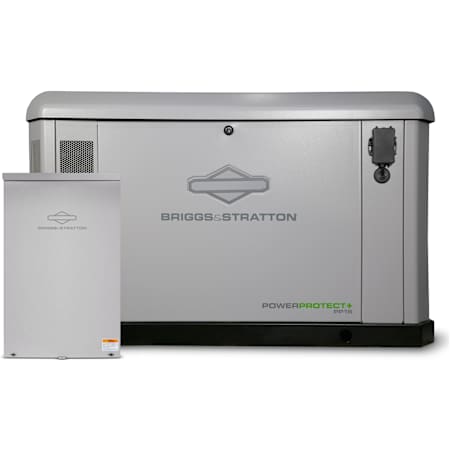 Briggs And Stratton PowerProtect+ 18kW (120/240 V) Single Phase Multi-Fuel Air Cooled Standby Generator with 200A Transfer Switch N/A