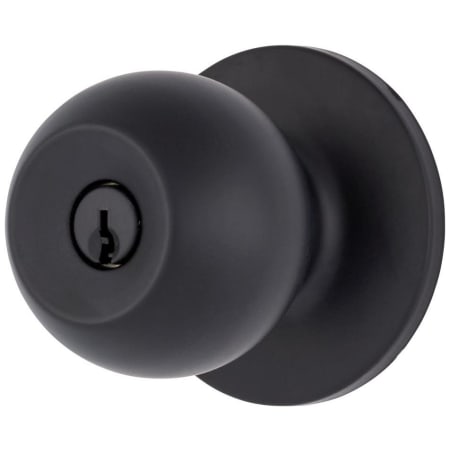 Brinks Raleigh Knob Set with Round Rose from the Transitional Collection Matte Black