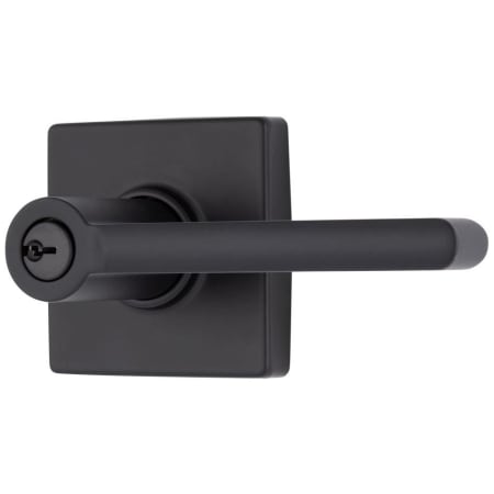 Brinks Mendocino Lever Set with Square Rose from the Contemporary Collection Matte Black