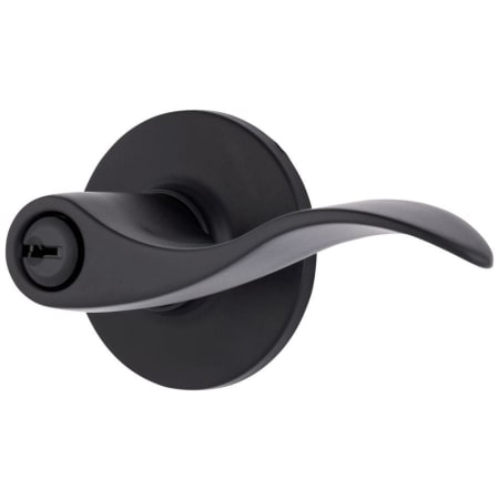 Brinks Raleigh Lever Set with Round Rose from the Transitional Collection Matte Black