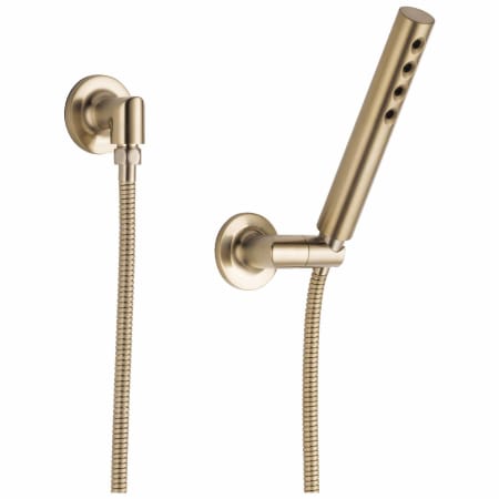 Brizo Odin 1.75 GPM Single Function Hand Shower Package - Includes Hose, and Wall Supply Luxe Gold