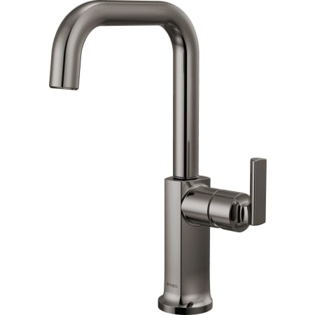 Brizo Kintsu 1.8 GPM Single Hole Bar Faucet with Square Spout - Less Handle Lumicoat Black Onyx