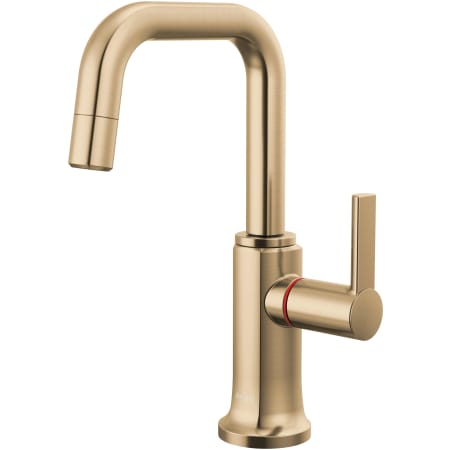 Brizo Kintsu 1 GPM Hot Water Dispenser with Square Spout - Less Tank Luxe Gold