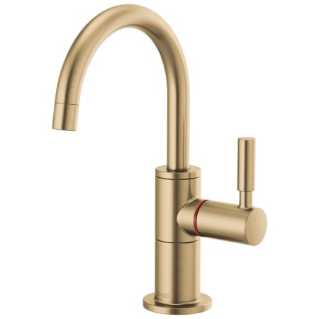 Brizo Odin 1.0 GPM Single Hole Instant Hot Faucet Water Dispenser - Less Tank Luxe Gold