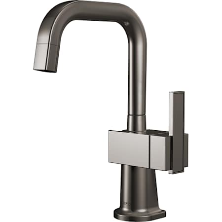 Brizo Frank Lloyd Wright 1.5 GPM Cold Only Water Dispenser Beverage Faucet with Square Spout - RO Compatible Brilliance Black Onyx