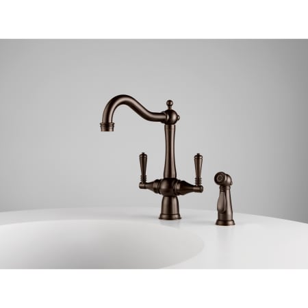 Installed Faucet in Oil Rubbed Bronze