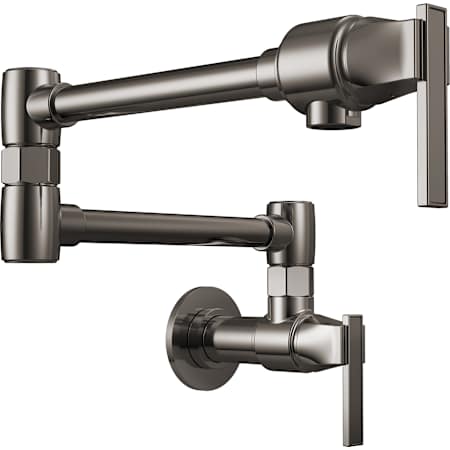 Brizo Frank Lloyd Wright 4 GPM Wall Mounted Single Hole Pot Filler Brilliance Black Onyx