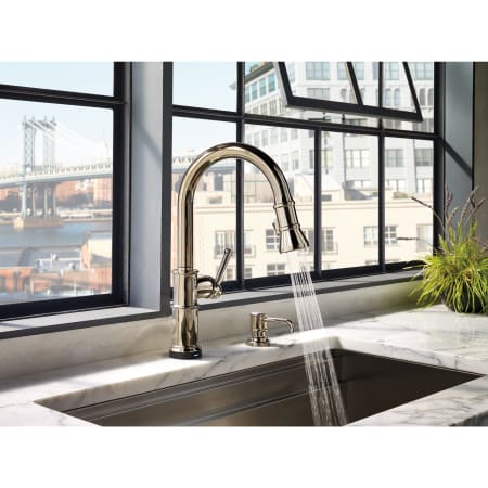 Installed Faucet In Use