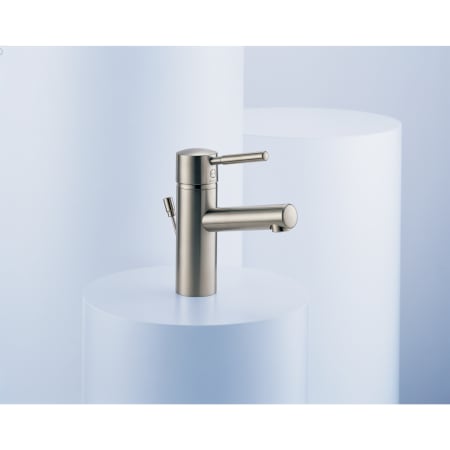 Brizo-65014LF-Installed Faucet in Brilliance Brushed Nickel