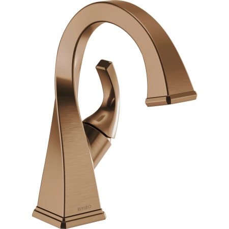 Brizo Virage 1.5 GPM Single Hole Bathroom Faucet with Single Handle - Limited Lifetime Warranty Brilliance Brushed Bronze