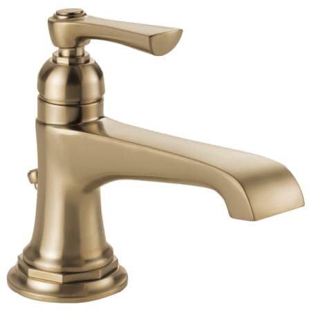 Brizo Rook 1.5 GPM Single Hole Bathroom Faucet with Pop-Up Drain Assembly - Limited Lifetime Warranty Luxe Gold