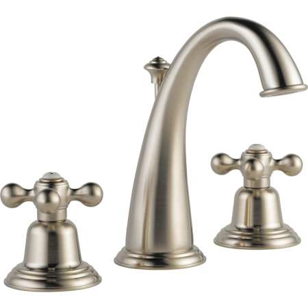 Brizo-6520LF-LHP-ECO-Brushed Nickel with Cross Handles
