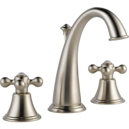 Brizo-6526LF-LHP-ECO-Brushed Nickel with Cross Handles
