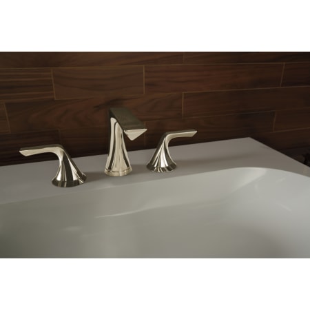 Brizo-65350LF-Installed Faucet in Brilliance Polished Nickel