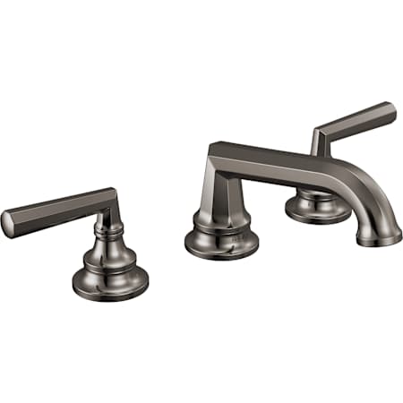 Brizo Beauclere 1.2 GPM Widespread Bathroom Faucet - Less Drain Assembly and Handles Brilliance Black Onyx