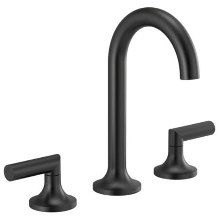 Brizo Odin 1.2 GPM Widespread Bathroom Faucet - Less Handles Matte Black