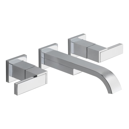 Brizo-65880LF-LHP-Installed Faucet in Chrome with Lever Handles