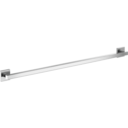 Brizo Modern 42" Grab Bar with Hidden Screws and Square Escutcheons Chrome