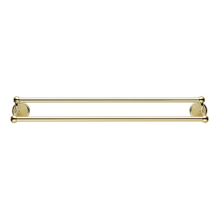 Brizo Traditional 24" Double Towel Bar Brilliance Brass