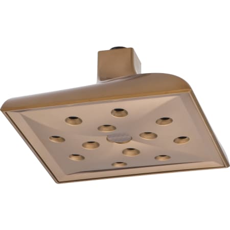 Brizo Virage 2.5 GPM Single Function Shower Head with H2Okinetic Technology Brilliance Brushed Bronze
