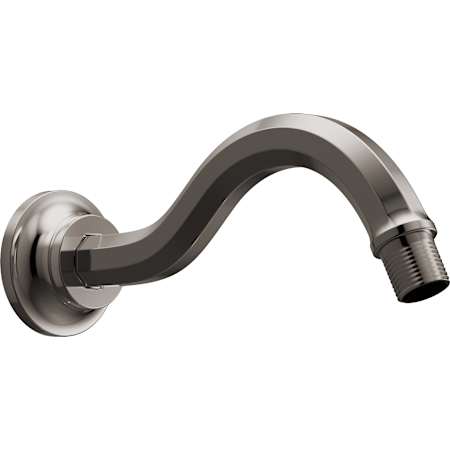 Brizo Beauclere 7" Shower Arm & Flange Brilliance Black Onyx