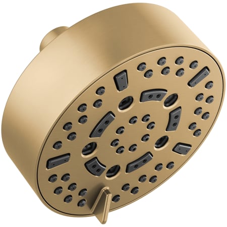 Brizo Essential 1.75 GPM Multi Function Shower Head with H2Okinetic and Touch Clean Technologies Luxe Gold
