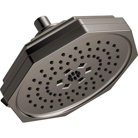 Brizo Beauclere 1.75 GPM Multi Function Shower Head Brilliance Black Onyx