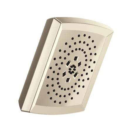 Brizo Vettis 1.75 GPM Multi Function Square Shower Head with H2Okinetic Technology Brilliance Polished Nickel